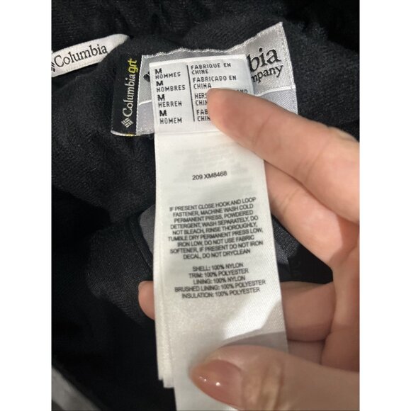 Columbia Omni-Tech Ski Snowboard Pants Mens M Gray Waterproof Snow Insulated - Picture 7 of 10